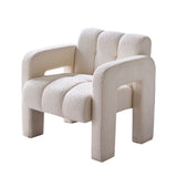 31.10" Wide Boucle Upholstered Accent Chair - V.I.P Digital Presence