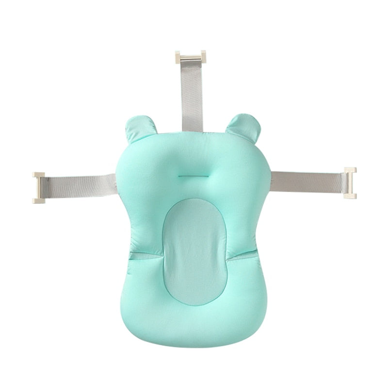 Baby Bath Seat Support Mat Foldable Baby Bath Tub Pad & Chair Newborn Bathtub Pillow Infant Anti-Slip Soft Comfort Body Cushion - V.I.P Digital Presence