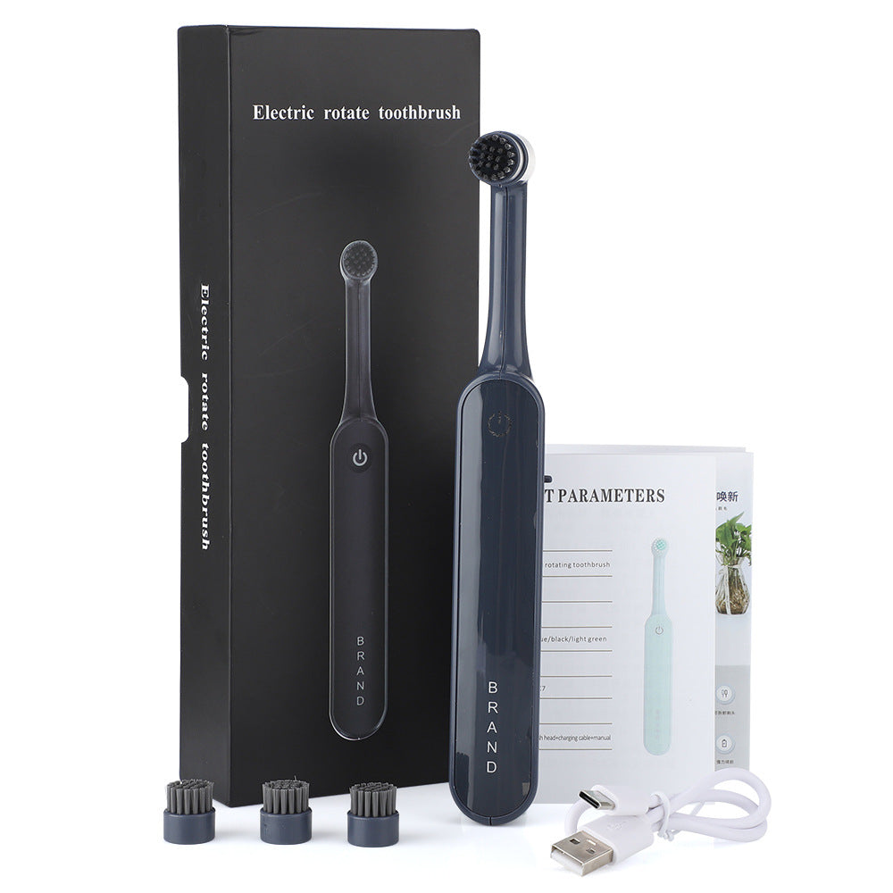 2-Speed Rotary Electric Toothbrush Rechargeable Adult Electric Toothbrush Waterproof Soft Bristle Couple Toothbrush - V.I.P Digital Presence
