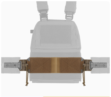 One Pair (2 Pieces) Style 3Ac Kit for FCPC V5 Tactical Vest Cummerbunds, with Quick Release Buckle, made of imported Tegris. - V.I.P Digital Presence