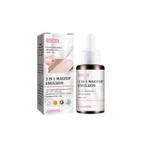 Crema 3 en 1 sin maquillaje Bare Base No Fake White, hidratante, correctora e iluminadora.