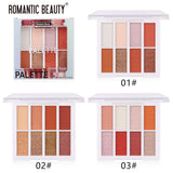 Romantic Beauty Matte Small Plate Portable Eyeshadow Makeup INS8 Color Eyeshadow Palette - V.I.P Digital Presence