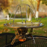 Simple Portable Stainless Steel Toast Rack Outdoor Camping Toaster Folding Portable Grill Multi-Purpose Stove Grill High Quality - V.I.P Digital Presence