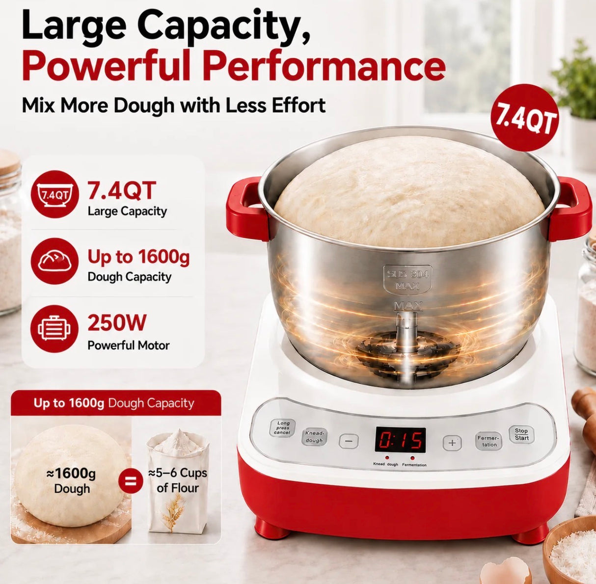 DoughPro Electric Dough Maker