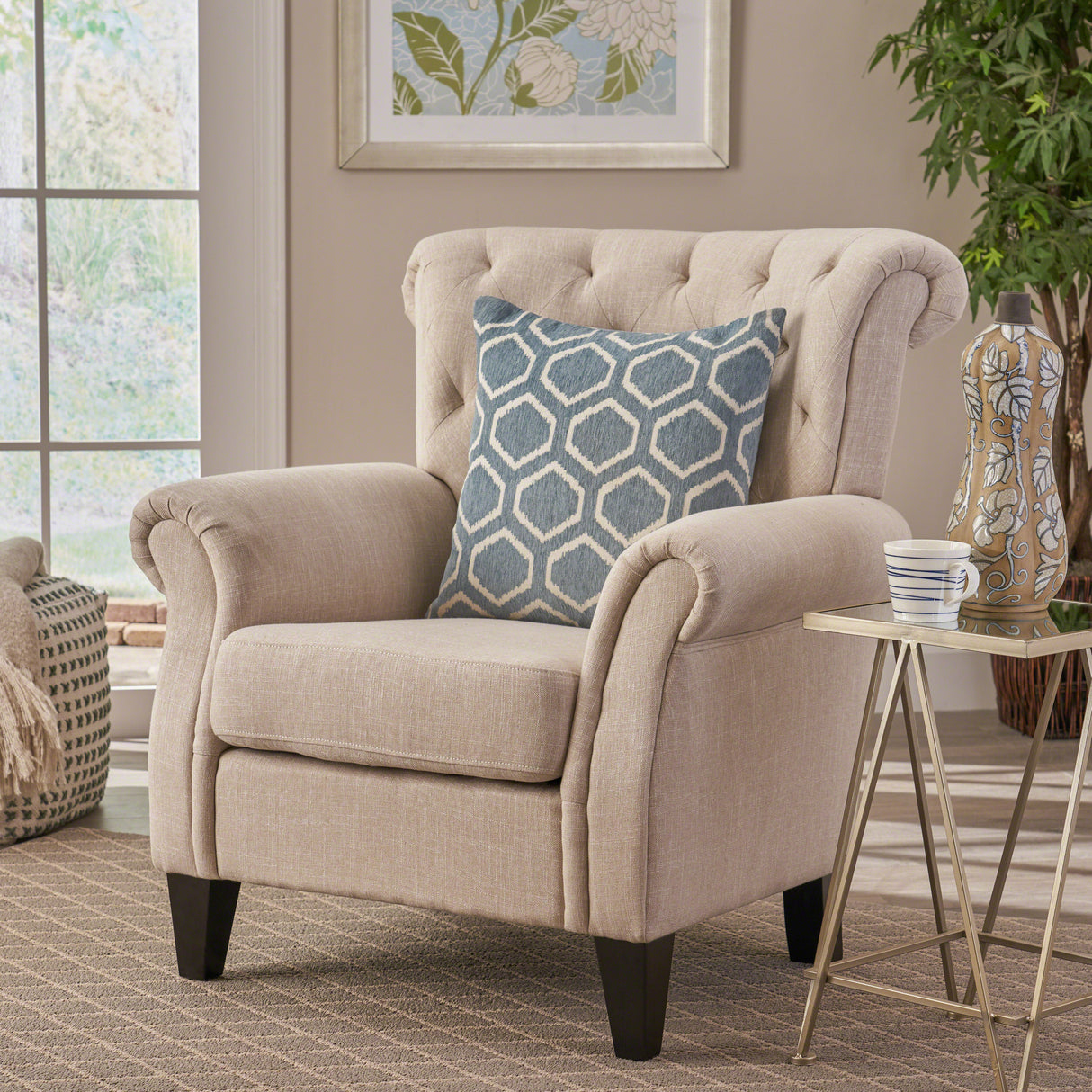 SPRINGFIELD TUFTED CHAIR - V.I.P Digital Presence