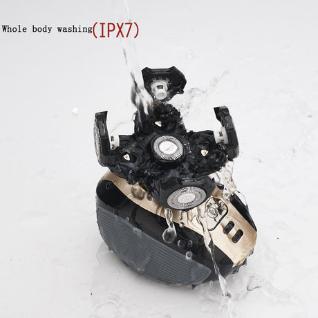 Multifunctional 5-Head Shaver Rechargeable Razor Water Washing Bald Head Machine Five-In-One Razor - V.I.P Digital Presence