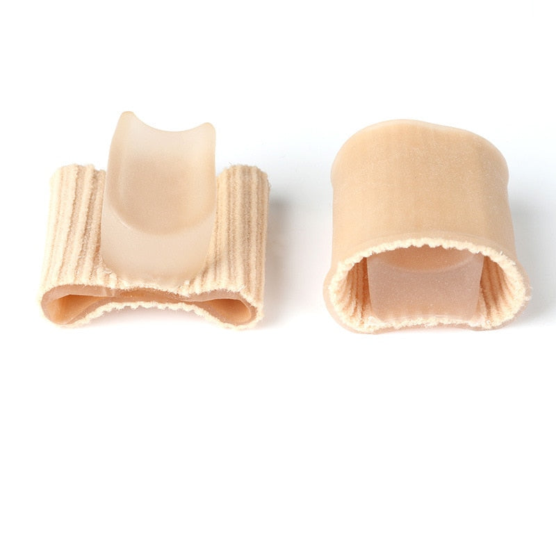 1 pair  Toe Separator Corrector Hallux Valgus Straightener Orthodontic Toe Braces Silicone Toe Foot Cover Care Tool - V.I.P Digital Presence