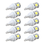 10PCS Led Car DC 12v Lampada Light T10 5050 Super White 194 168 w5w T10 Led Parking Bulb Auto Wedge Clearance Lamp - V.I.P Digital Presence