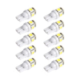 10PCS Led Car DC 12v Lampada Light T10 5050 Super White 194 168 w5w T10 Led Parking Bulb Auto Wedge Clearance Lamp - V.I.P Digital Presence