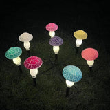 Solar mushroom light lawn LED ground plug light string outdoor waterproof one to eight plant decorative light - V.I.P Digital Presence