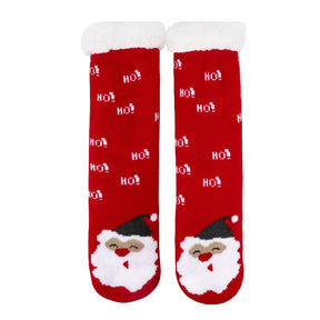 Christmas Floor Socks Indoor Home Sleep Winter Plush Thick Long Socks Women's Postpartum Socks Anti slip - V.I.P Digital Presence