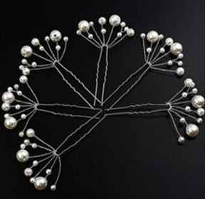 6 Pieces Wedding Bridal Hair Jewelry - V.I.P Digital Presence