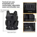 Wholesale Outdoor 6000D Nylon Multi-Pocket Gear Hunting Camouflage Breathable Training Equipment Tactical Grid Vest - V.I.P Digital Presence