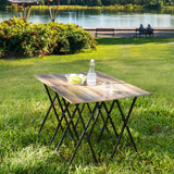 TV Trays for Eating Set of 4 with Stand,Folding TV/Snack Tray Table Set,Folding TV Dinner Tables for Small Space - V.I.P Digital Presence