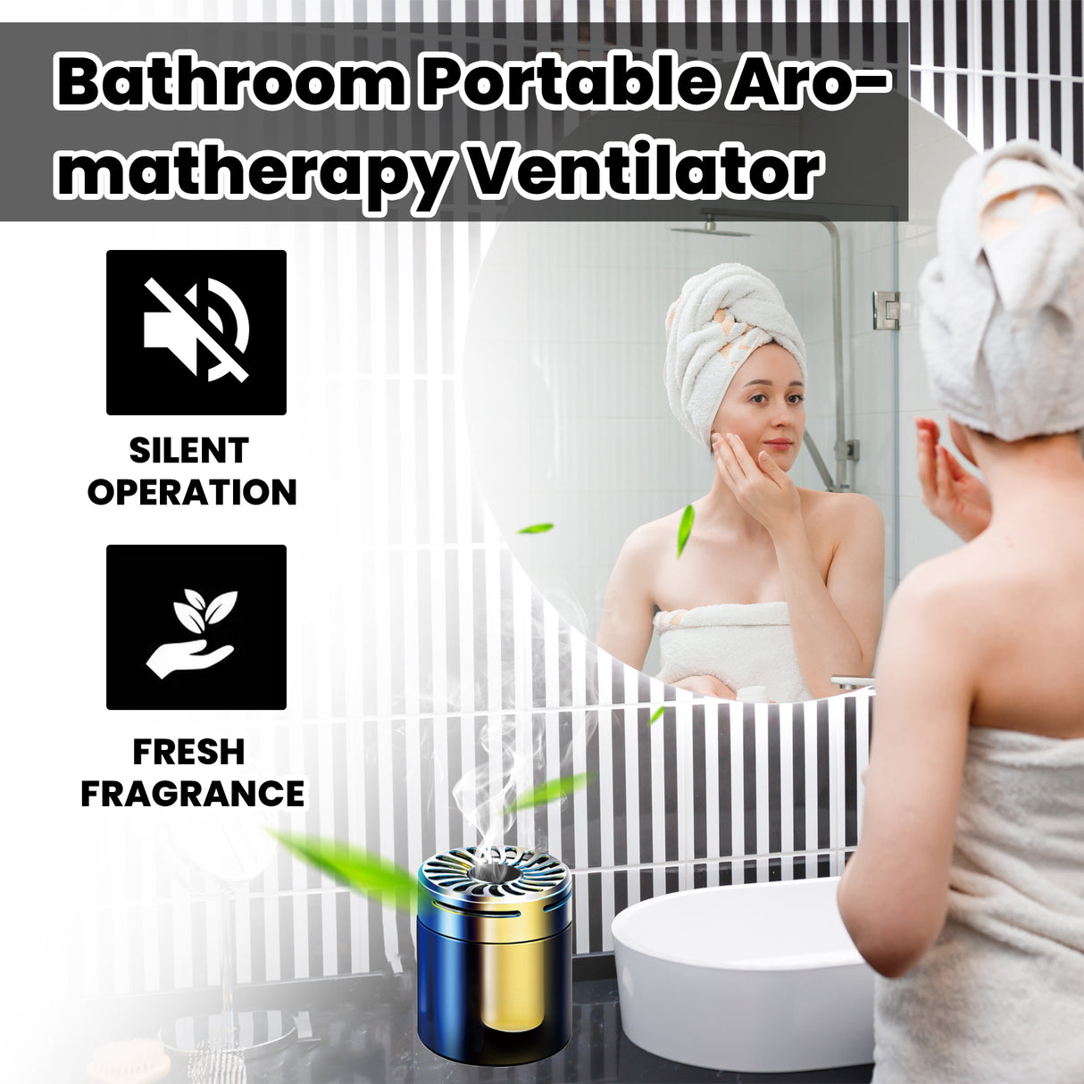 Bathroom Portable Ventilation Aromatherapy, Car Aromatherapy Bathroom Bedroom Deodorant Adornment - V.I.P Digital Presence
