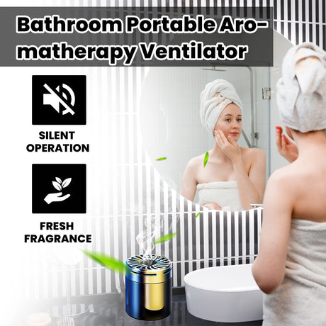 Bathroom Portable Ventilation Aromatherapy, Car Aromatherapy Bathroom Bedroom Deodorant Adornment - V.I.P Digital Presence