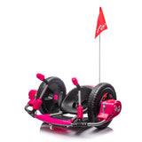 12V Kids Ride On Electric Toy,2WD,16'' exaggerated wheel,Dual handle control for 360 degree flexible steering and rotation - V.I.P Digital Presence