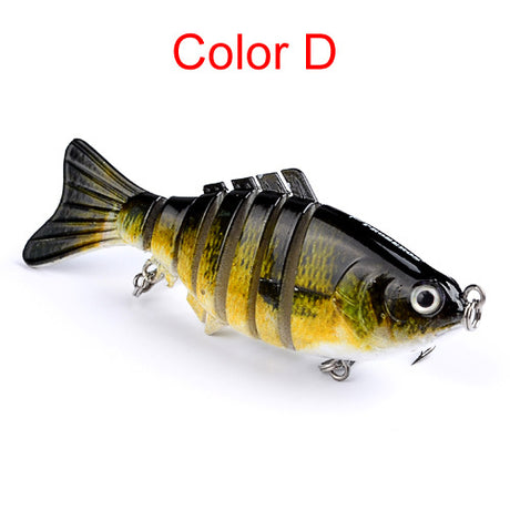 10cm Luya Bait Multi-Section Fish Plastic Hard Bait 15.5g Seven Sections Luya Bionic Bait Section Long Distance Cast Fake Bait Bait - V.I.P Digital Presence