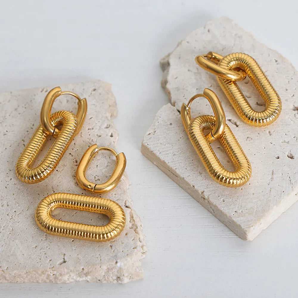 Titanium steel Dangle Earrings - V.I.P Digital Presence