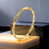 Stainless steel titanium steel bracelet for women non fading electroplated buckle jewelry for women - V.I.P Digital Presence