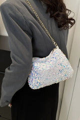 Sequin Removable Strap Shoulder Bag - V.I.P Digital Presence