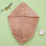 Super absorbent double-layer thickened coral velvet quick drying hair towel, shower cap, and headband towel - V.I.P Digital Presence
