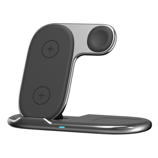 Foldable 3-in-1 wireless charger suitable for wireless charging of Huawei Android phones, Apple watches - V.I.P Digital Presence