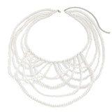 Minimalist party butterfly corset chain women's body chain imitation pearl tassel waist chain shoulder chain jewelry - V.I.P Digital Presence