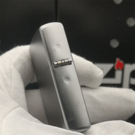 Zippo Treasure Lighter Chrome Matte Logo 205ZL - V.I.P Digital Presence
