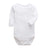 Newborn Footed Pajamas Zipper Girl and Boy Romper Long Sleeve Jumpsuit Cotton Solid White Fashion 0-24 Months Baby Clothes - V.I.P Digital Presence