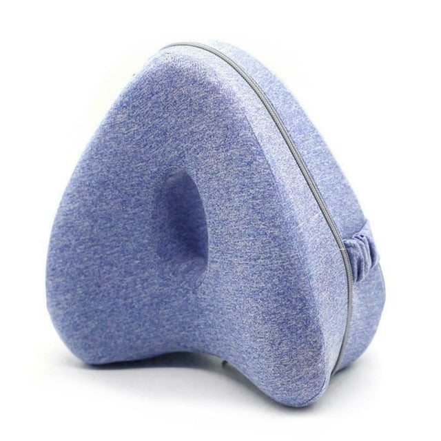 Almohada de espuma viscoelástica con forma de corazón, almohada ortopédica para piernas, espalda, caderas, rodillas, soporte para aliviar la espalda y las caderas, cuña para espalda y caderas.