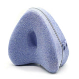 Almohada de espuma viscoelástica con forma de corazón, almohada ortopédica para piernas, espalda, caderas, rodillas, soporte para aliviar la espalda y las caderas, cuña para espalda y caderas.