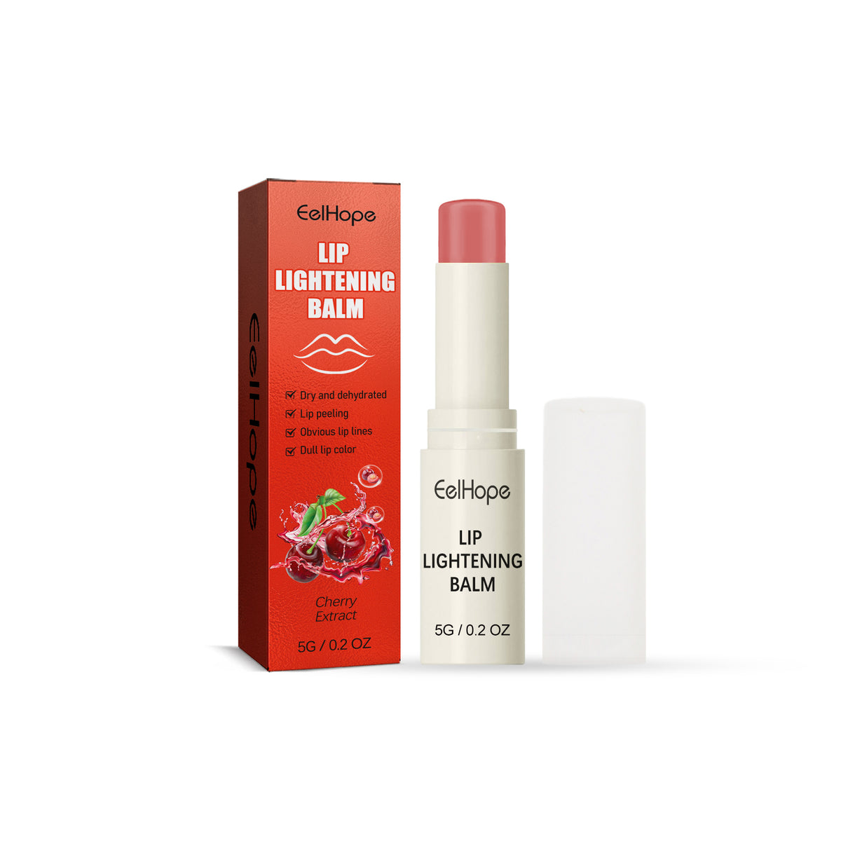 Cherry Moisturizing Lip Balm Moisturizes, Hydrates, Removes Dead Skin And Moisturizes Dry, Cracked Lips - V.I.P Digital Presence