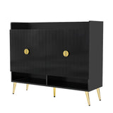 U-Can shoe cabinet with door, 11 layers with adjustable shelves, modern wooden shoe cabinet (PVC surface) - V.I.P Digital Presence
