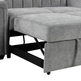 U_STYLE Convertible Soft Cushion Sofa Pull Bed ,for Two People to Sit On - V.I.P Digital Presence