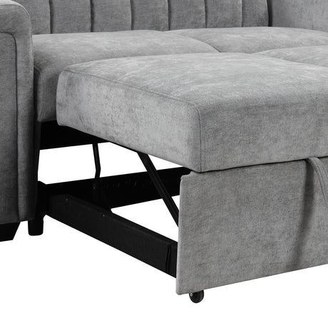 U_STYLE Convertible Soft Cushion Sofa Pull Bed ,for Two People to Sit On - V.I.P Digital Presence