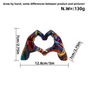 Internet celebrity graffiti, love gesture ornaments, home living rooms, offices, desktop exhibition halls, resin handicrafts, decorative products - V.I.P Digital Presence