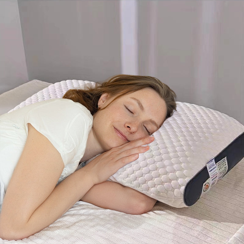 2025 New SPA Sleep Pillow: Sleep aid, neck support, orthopedic, soybean fiber massage, for home - V.I.P Digital Presence
