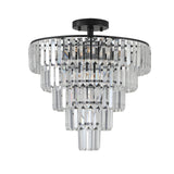 Black large crystal chandelier, modern style chandelier, dining room, living room, bedroom - V.I.P Digital Presence