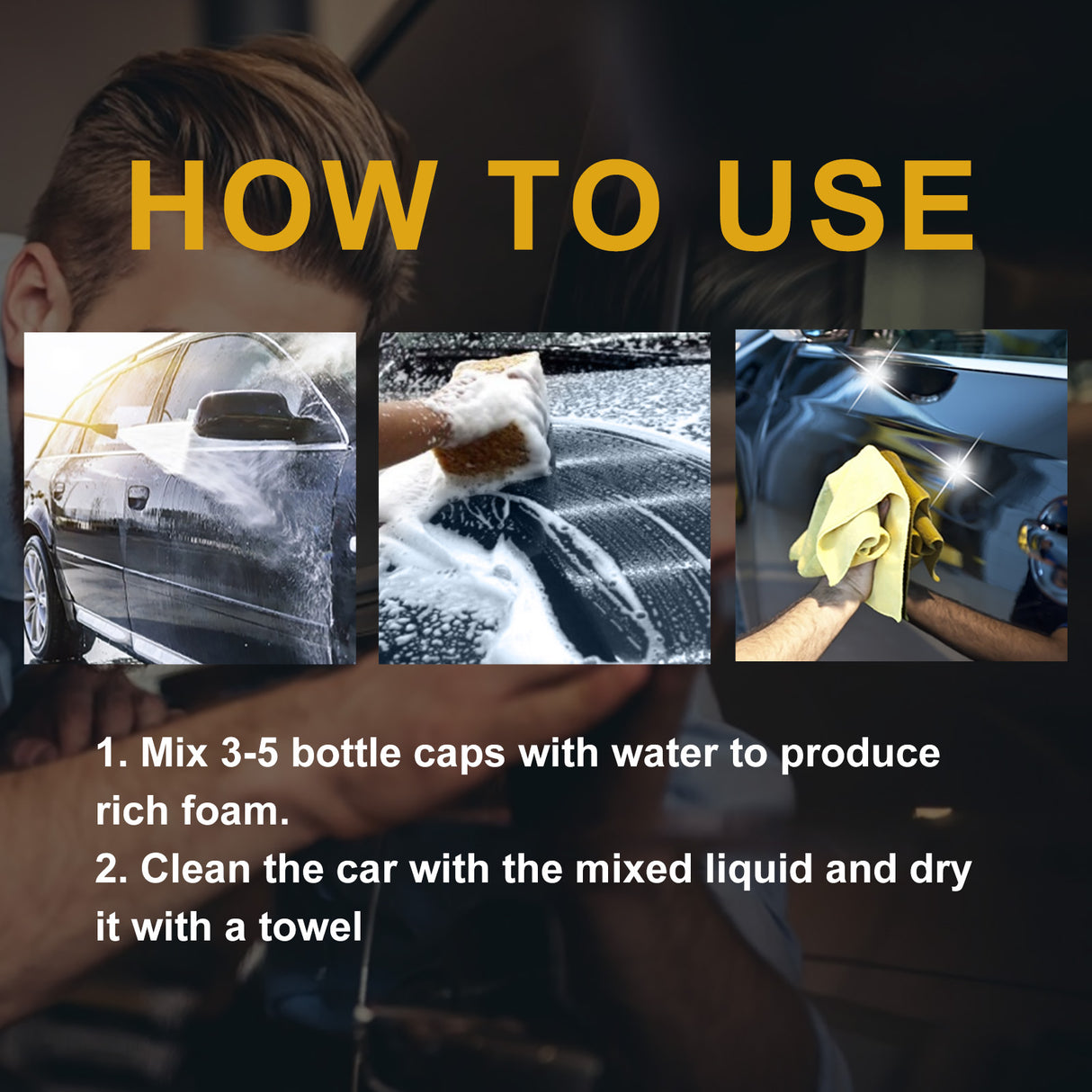 High Concentration Foam Car Cleaner, Deep Cleaning Vehicle Paint Dirt Maintenance Retreader - V.I.P Digital Presence