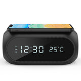 15W wireless charging clock alarm thermometer wireless charging time display wireless charging - V.I.P Digital Presence