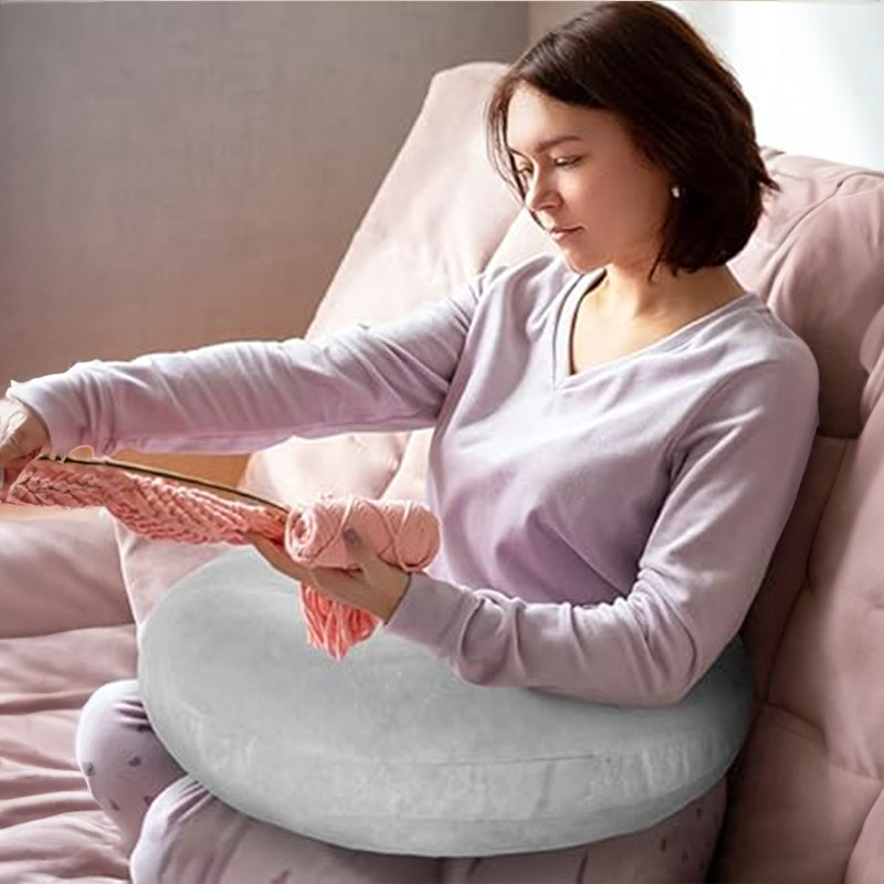 Reading pillow, crocheted arm-support for adults, portable, skin-friendly, TV & breastfeeding. - V.I.P Digital Presence
