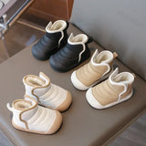 Autumn Winter Children Snow Boots Baby Girls Boys Boots Soft Sole Non-slip Infant Toddler Shoes Outdoor Thick Plush Kids Boots - V.I.P Digital Presence