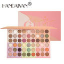 HANDAIYAN Popular 54 Color Eyeshadow Palette Earth Color Pearlescent Matte Glitter Powder Eye Shadow - V.I.P Digital Presence