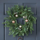22" BERRY/EUCALYPTUS/PINECONE WREATH - V.I.P Digital Presence