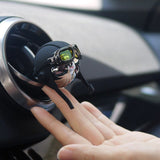 Creative Helmet Car Air Freshener Airborne Division Luxury Car Perfume Genuine Leather Strap Hanging Car Fragrance - V.I.P Digital Presence