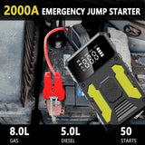 12V Lithium  Booster Jump Starter and Air Compressor - V.I.P Digital Presence