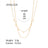 Double layered tassel necklace French fashion niche collarbone chain light luxury niche design necklace - V.I.P Digital Presence