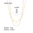 Double layered tassel necklace French fashion niche collarbone chain light luxury niche design necklace - V.I.P Digital Presence