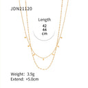 Double layered tassel necklace French fashion niche collarbone chain light luxury niche design necklace - V.I.P Digital Presence